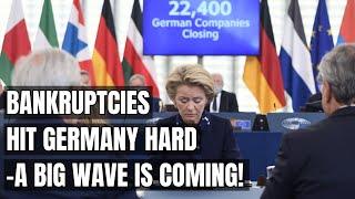 Germany’s Next Wave of Bankruptcies: Economic Crisis Triggers Mass Closures! Electric Vehicles Fail!