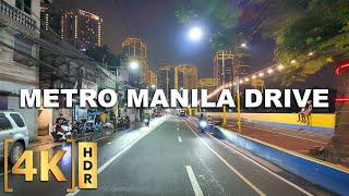 Driving Around METRO MANILA at Night! | 7 Cities in 1.5 hours! | Driving Tour Philippines