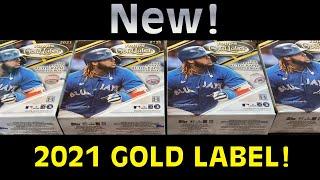 NEW RELEASE!  2021 TOPPS GOLD LABEL BASEBALL CARDS!