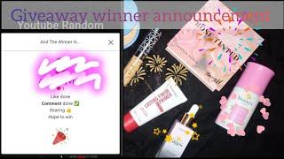 Giveaway result announced | Free gift | @Reviewwithheer