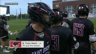 Tunnel Dodge Stick Protection - Colin Reich (Saint Joseph's Men's Lacrosse)