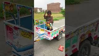 mini tractor trolley wala sy prank #shorts