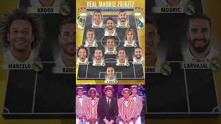 REAL MADRID 2016/17 BEST LINE UP