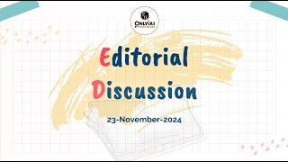 23 November Editorial Discussion | Tourism in India, Democratization Of AI, Gaza War