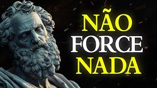 NÃO FORCE NADA na sua VIDA | Estoicismo ️