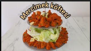 15 kişilik tam ölçü  KIRMIZI MERCİMEK KÖFTESİ #çaysaatitarifleri #mercimekköftesi