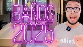 BAÑOS MODERNOS 2025 -  SORPRENDETE CON LAS NUEVAS TENDENCIAS