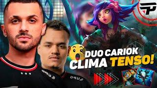 O CLIMA está ABALADO entre os JOGADORES DA PAIN! duo CARIOK | Dynquedo