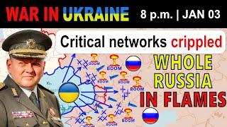 03 Jan: MASSIVE UKRAINIAN STRIKE & SABOTAGE CAMPAIGN. | War in Ukraine Explained