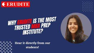 GDPI Video Testimonial | CAT Topper: Vani Duggar, IIM Calcutta Convert | Erudite Student Feedback