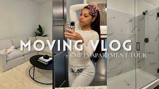 MOVING VLOG: Ep1 | Empty Apartment Tour, Unpacking, Cleaning Supplies, Etc!