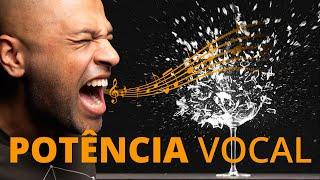 POTÊNCIA VOCAL:  Como ter uma voz potente e cantar mais alto.