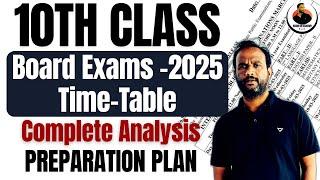 AP 10th Class Board Examinations Time-table 2024-25 | Complete Analysis  in Telugu @kasimsiracademy