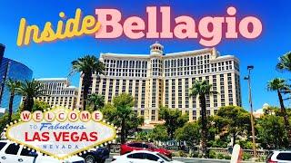 Bellagio Las Vegas Hotel Room Tour & Hotel Tour With Food!