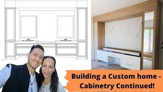 Building a House: Construction Steps – Cabinets for Master Bathroom Vanity, Closets & Built-ins!