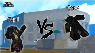 Top 1 Bounty Vs Top 2 Bounty! King Legacy