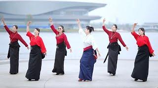 Tibetan dance  “Girl carrying water on her back ”, beautiful Tibetan song