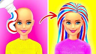 AMAZING DOLL MAKEOVER  Cutest DIY Ideas For Dolls