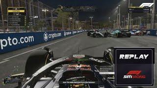 Thomas Ronhaar and Dani Bereznay Cause A MASSIVE CRASH In F1 Esports