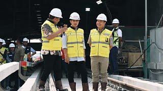 Wapres Gibran Rakabuming Tinjau Proyek LRT Fase 1B