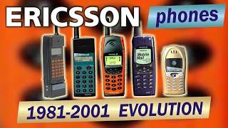 Ericsson phones evolution 1981-2001