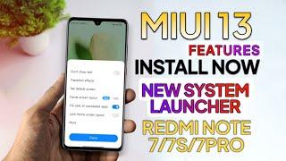 How To Install Miui 13 New System Launcher | How To Install Miui 13 feature