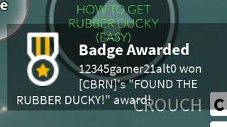 Roblox Virus Border Roleplay RUBBER DUCKY! badge