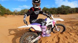 New 2024 YZ250F FMF Sounds INSANE! Too Loud