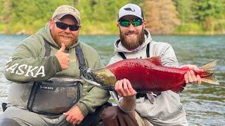 TROUT & SALMON Fishing on Kenai River in ALASKA