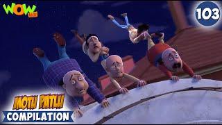 Tower of Pisa | Motu Patlu Season 13 - Compilation 103 | Motu Patlu New | Cartoons For Kids |#spot