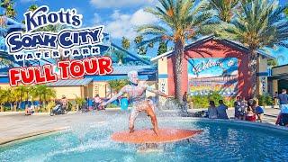 Knott’s Soak City Waterpark Virtual Tour at Knott's Berry Farm California [4K]
