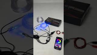 Контурная RGB подсветка салона с оптоволокном #ваз #лада #иномарки #контурнаяподсветка #тюнинг