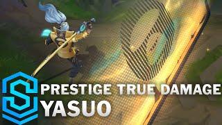 Prestige True Damage Yasuo Skin Spotlight - Pre-Release - League of Legends