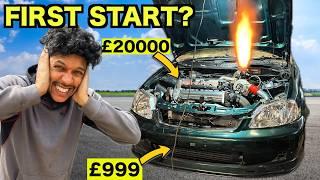 INSTALLING A £20000 ENGINE IN A £1000 HONDA CIVIC PT2