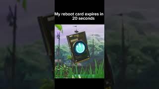 POV your friends reboot card has 20 seconds left #funny #fortnite #gaming #needduo #trending