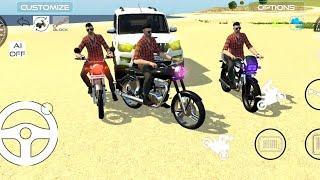 Scorpio S11 4x4 And Bullet Splendor Yamha Tag Of Wor In Game #indianvehiclessimulator3D #gameing