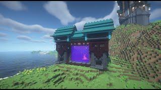 Minecraft timelapse nether portal