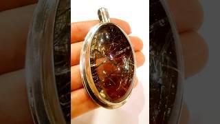 #sunsveti #jewellery Мистика Волосатик Раух кулон #silver #shorts #fashion #gemstone #nature  #gems