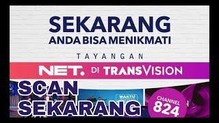 Cara scan Net tv di parabola mini Transvision Nusantara HD