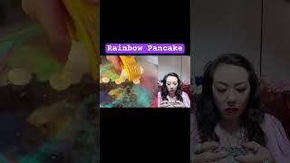 Jenny likes China street food: Rainbow pancake! Jenny eating show Mukbang! Chinese Asian food snacks