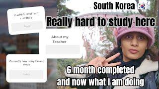 "After 6 months in South Korea—life update! Studying here is tougher than I expected."#vlog