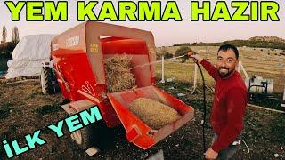 KIŞ GELİYOR İLK YEM~YEM KARMA MAKİNASINI HAZIRLADIK~3 YIL GERİYE GİDİYORUZ