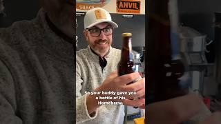 How to pour a home brewed beer!!! #beer #homebrew #homebrewing #homebrewer