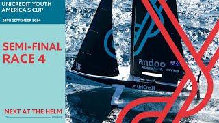 INTENSE SEMI-FINAL RACING! | Unicredit Youth America's Cup - Semi-Final | Race 4 - Full Replay