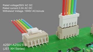 A2501 2.50mm Pitch Pico-Clasp PCB Header, Vertical, Right-Angle, Wire to board XH connector