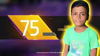 Free Fire Level Up || Free Fire 75 Level Up 75 Level Reward 