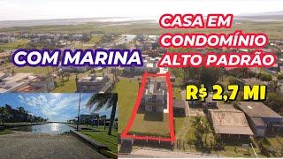 [706] CASA ALTO PADRÃO EM CONCOMÍNIO COM MARINA EM IMBÉ, 280M², 5 QUARTOS, ACEITA PERMUTA R$ 2,7 MI