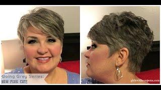 Going Grey Series: The New Pixie and styling paste for short hair.