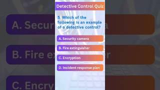 Detective Control Quiz: Test Your Knowledge Now