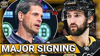Bruins make SNEAKY signing... This has SERIOUS implications | Boston Bruins News